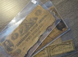 Misc Confederate Currency and Bond Coupons