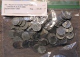 (114) 1943 Steel Lincoln Cents