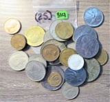 (25) Foreign Coins