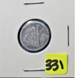 1875 Seated Dime