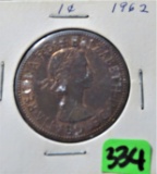 1962 Large Cent