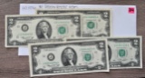 (4) 1976 $2 Federal Reserve Notes