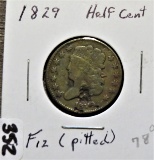 1829 Half Cent