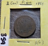 1864 2 Cent Piece