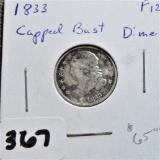 1833 Capped Bust Dime