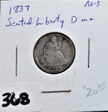 1837 Seated Liberty Dime