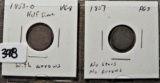 1853-O, 1857 Half Dimes