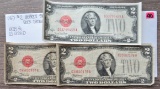 (3) $2 United States Notes -Red Seal