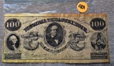 1862 Virgina Treasury note $100
