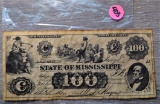 State of Missouri $100 1862