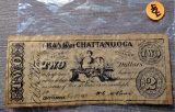 1863 Bank of Chattanooga $2