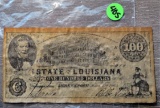 1863 State of Louisiana $100