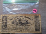 1864 State of Georgia $100