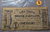 1862 State of North Carolina $1