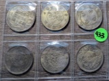 6 Silver Foreign Coins