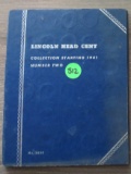 Starting 1941 Lincoln Head Cent Book