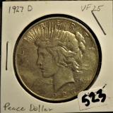 1927-D Peace Dollar