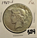 1927-S Peace Dollar