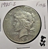 1935-S Peace Dollar