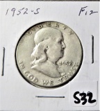 1952-S Franklin Half