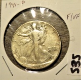 1941 Walking Liberty Half