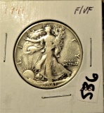 1941 Walking Liberty Half