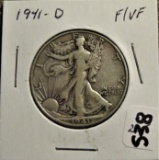 1941-D Walking Liberty Half