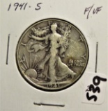 1941-S Walking Liberty Half