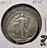 1943 Walking Liberty Half