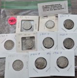 10 Buffalo Nickels