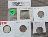 5 Buffalo Nickels