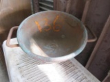copper mixing bowl double handle 13.5 x 13.5 x 8