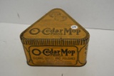 Old Cedar Mop tin