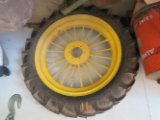 2 JOHN DEERE RIMS AND TIRES NEW TIRES