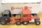 metal Pertl truck cab, metal Wyandotte truck cab, metal Structo cargo trailer
