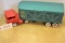 metal Structo livestock truck & trailer