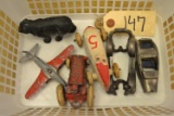 5 cast iron toy assortment