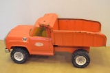 metal orange Tonka dump truck