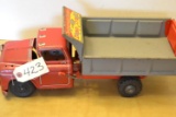 metal Lumar dump truck