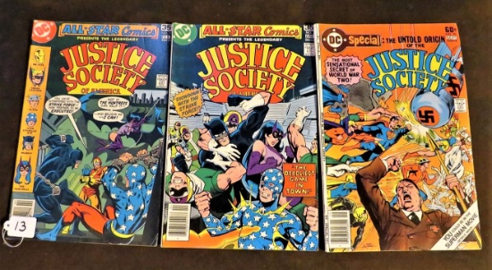 All Star Comics "The Legendary Justice Society" #70, #71, DC Special #29
