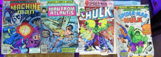 (4) Marvel Comic Group Comics