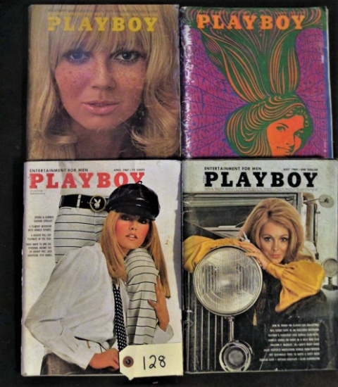 Playboy Aug69, May69, Dec67, Apr67