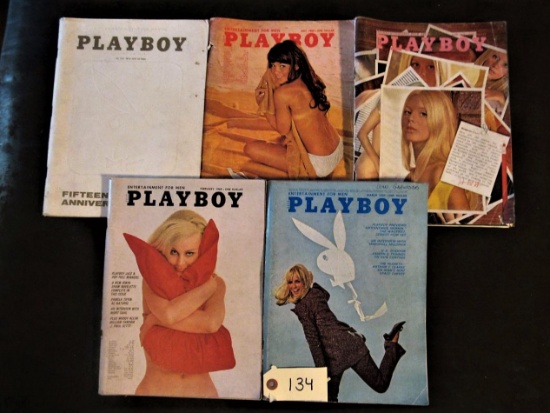 Playboy Jan69, July69, June69, Feb69, Mar69