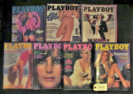 Playboy July80, May80, Aug80, June 80, Apr80, Sep80, Nov80
