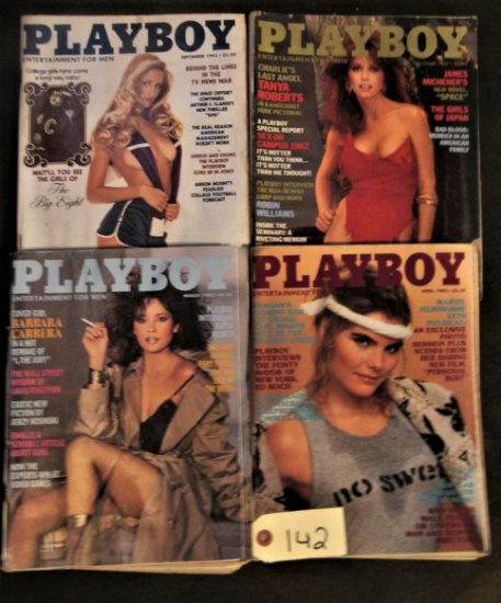 Playboy Sep82, Oct82, Mar82, Apr82