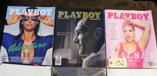 Playboy July/Aug17, Nov/Dec17, Sep/Oct17 (Hugh Hefner)