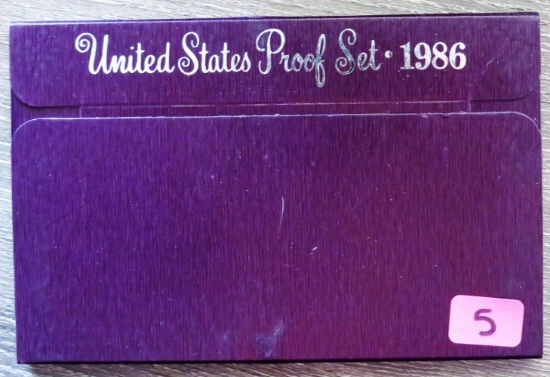 1986 US Mint Proof Set