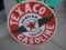 Texaco gasoline sign porcelain 30”