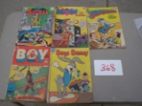4-10? & 1-12? comics – Batman 172, Batman 77, Boy, Bugs Bunny, Superman 95