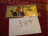 Trump 1000 Gold foil bill